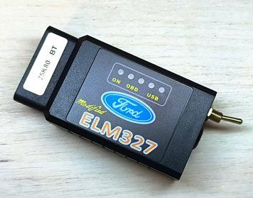 Автосканер ELM327 FORScan OBD2 1.5 Bluetooth с переключателем HS CAN и MS CAN для диагностики Ford и Mazda A0140-2 фото