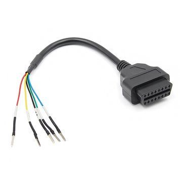 Универсальный разъем OBD2 (мама) с открытыми пинами CAN/K-Line для диагностики A0165 фото