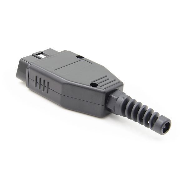Универсальный разборный разъем OBD2 16-Pin (папа) с контактами под пайку A0050-B фото